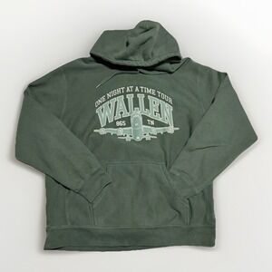 Morgan Wallen One Night at a Time 2024 Tour Hoodie Men 2XL Green 865 TN